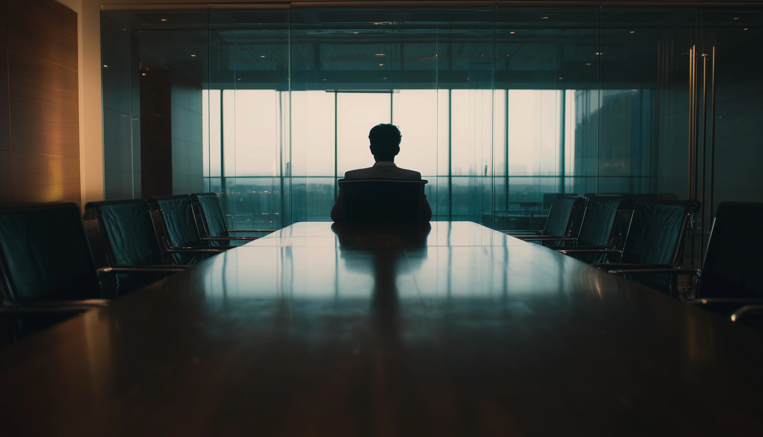 Company director in boardroom representing executive life insurance and tax planning